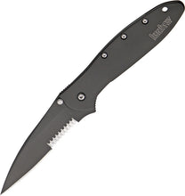 Load image into Gallery viewer, Kershaw- Leek A/O (Black, Serrated)
