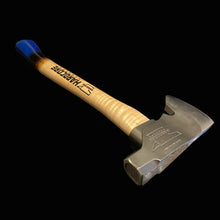 Load image into Gallery viewer, Hardcore Hammers- Survivalist Hatchet- Midnightmare Blue 18in.
