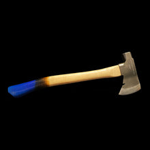 Load image into Gallery viewer, Hardcore Hammers- Survivalist Hatchet- Midnightmare Blue 18in.
