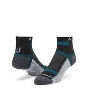 Wigwam Socks- Ultra Cool Lite Quarter- Black