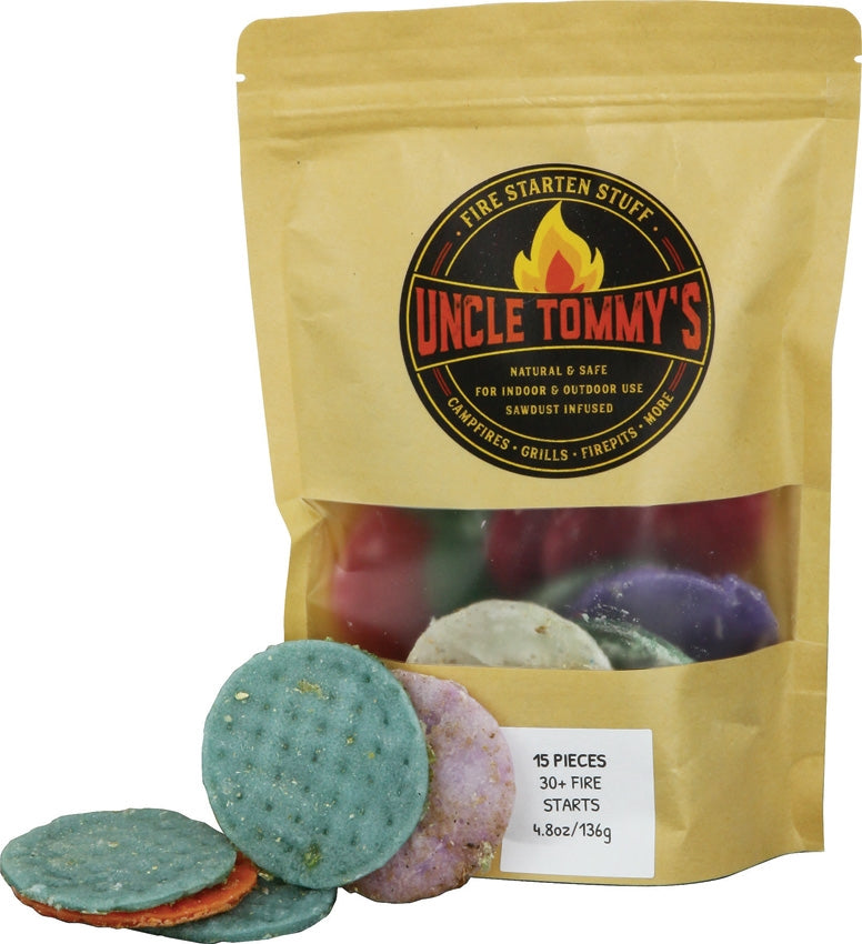 Uncle Tommy's Fire Starten Stuff- 15pc Bag