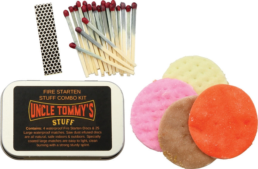 Uncle Tommy's Fire Starten Stuff- Combo Kit