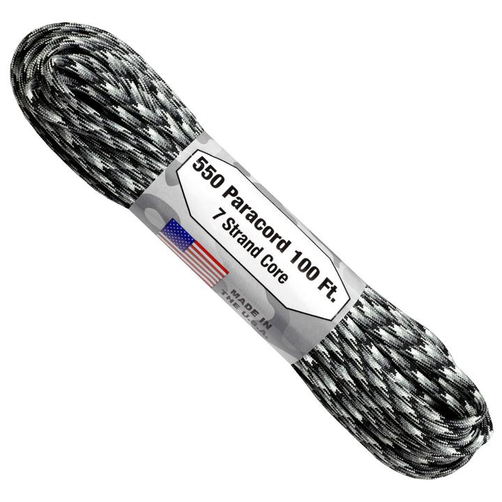 550 Paracord- Urban Camo 100ft. 550 lb. Tensile Strength